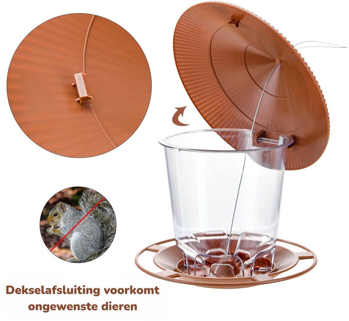 Bird Food House, Feeder House, Feeding Bowl, Hanging Birdhouse, Feeding Spot โ image 5
