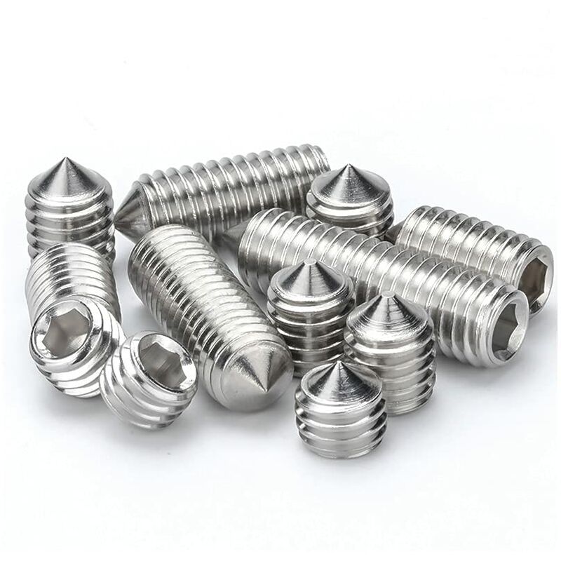 M6 Conical Grub Screws Stainless Steel Hexagon Grub Screws Allen Fasteners Point Screws M6×20Mm,20 pcs — image 3