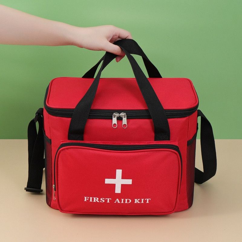 Portable First Aid Kit, Household Medicine Storage Bag, Outdoor Emergency Medical Bag, Large Sizes—Blue — image 3