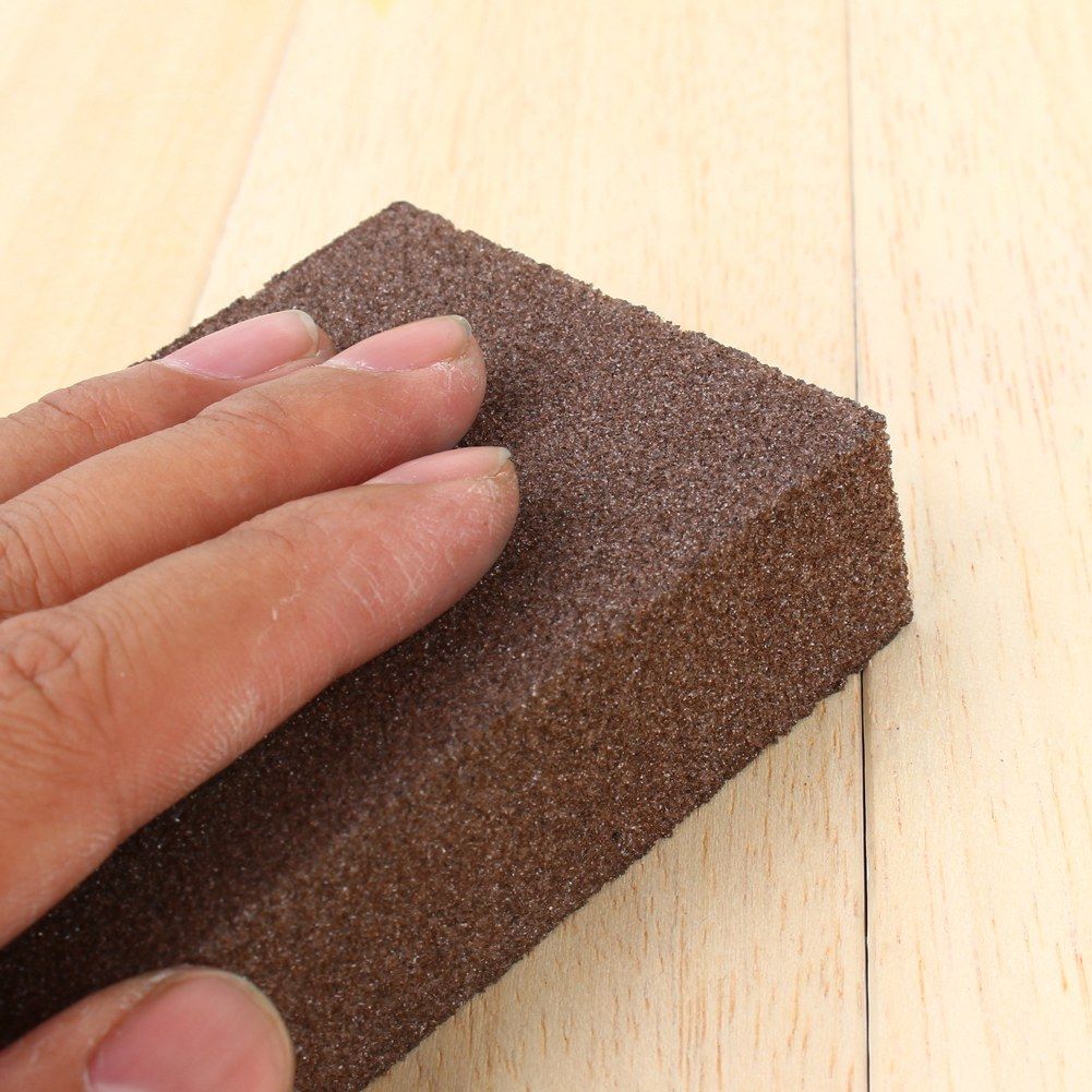 Portable Carborundum Magic Sponge Brush Eraser Kitchen Bathroom Washing Cleaning Sponge — image 6