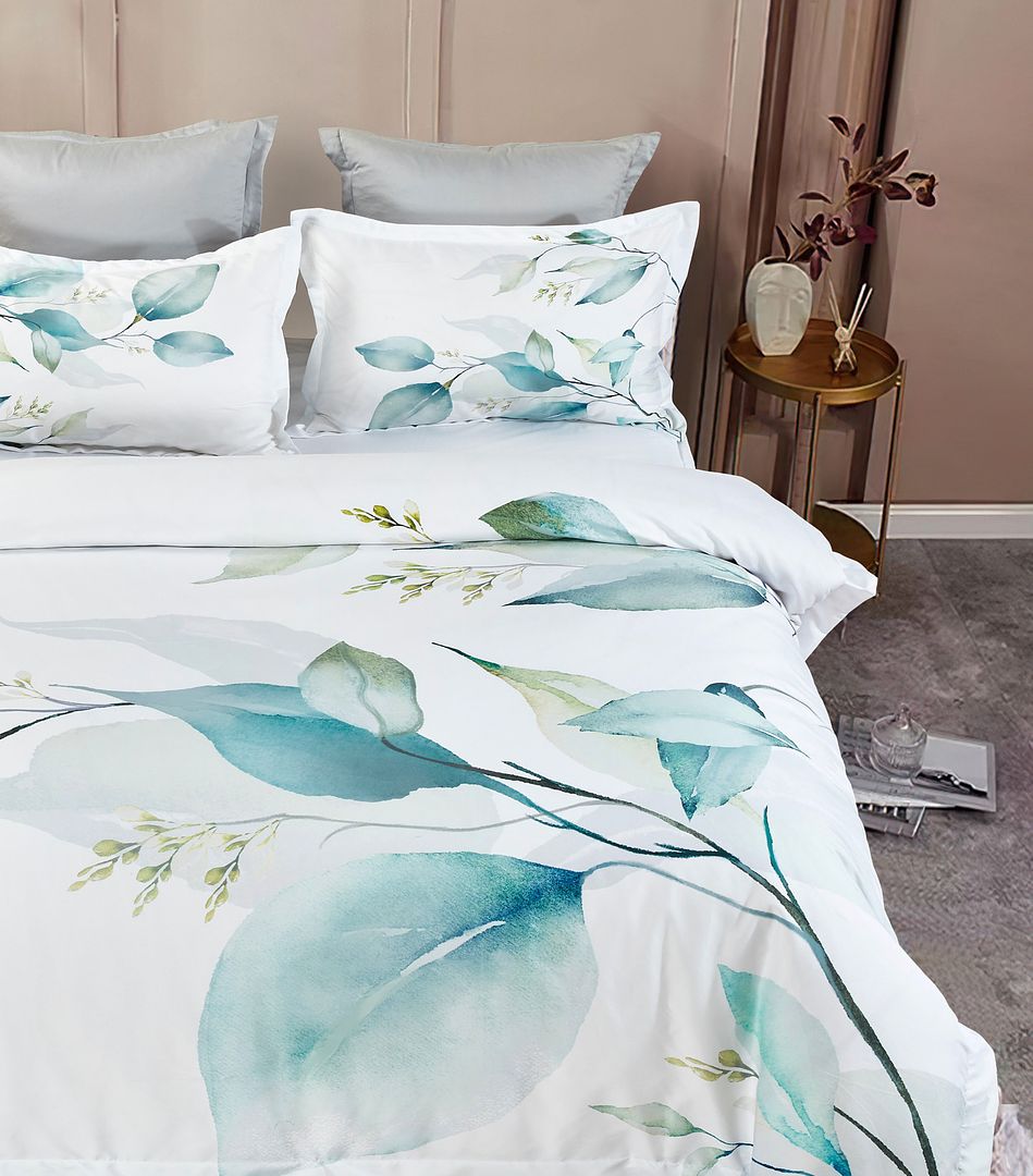 Angelis Leaves Quilt Cover Set - Super King Size โ image 3