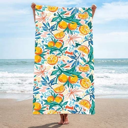 70x140 cm XXL Microfiber Beach Towel, Quick-Drying Lightweight Bath Towel for Beach — image 2