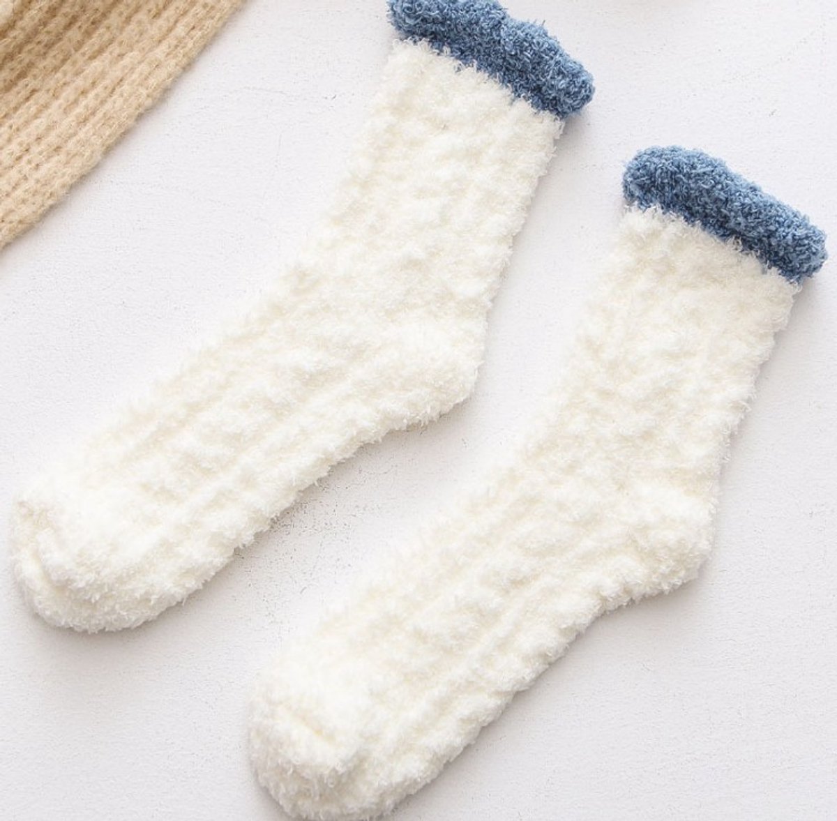 Slippers and socks - lounge socks - 7 pairs - Women's lounge socks - Soft and comfortable women's lounge socks - Comfortable, warm, thick and soft โ image 5