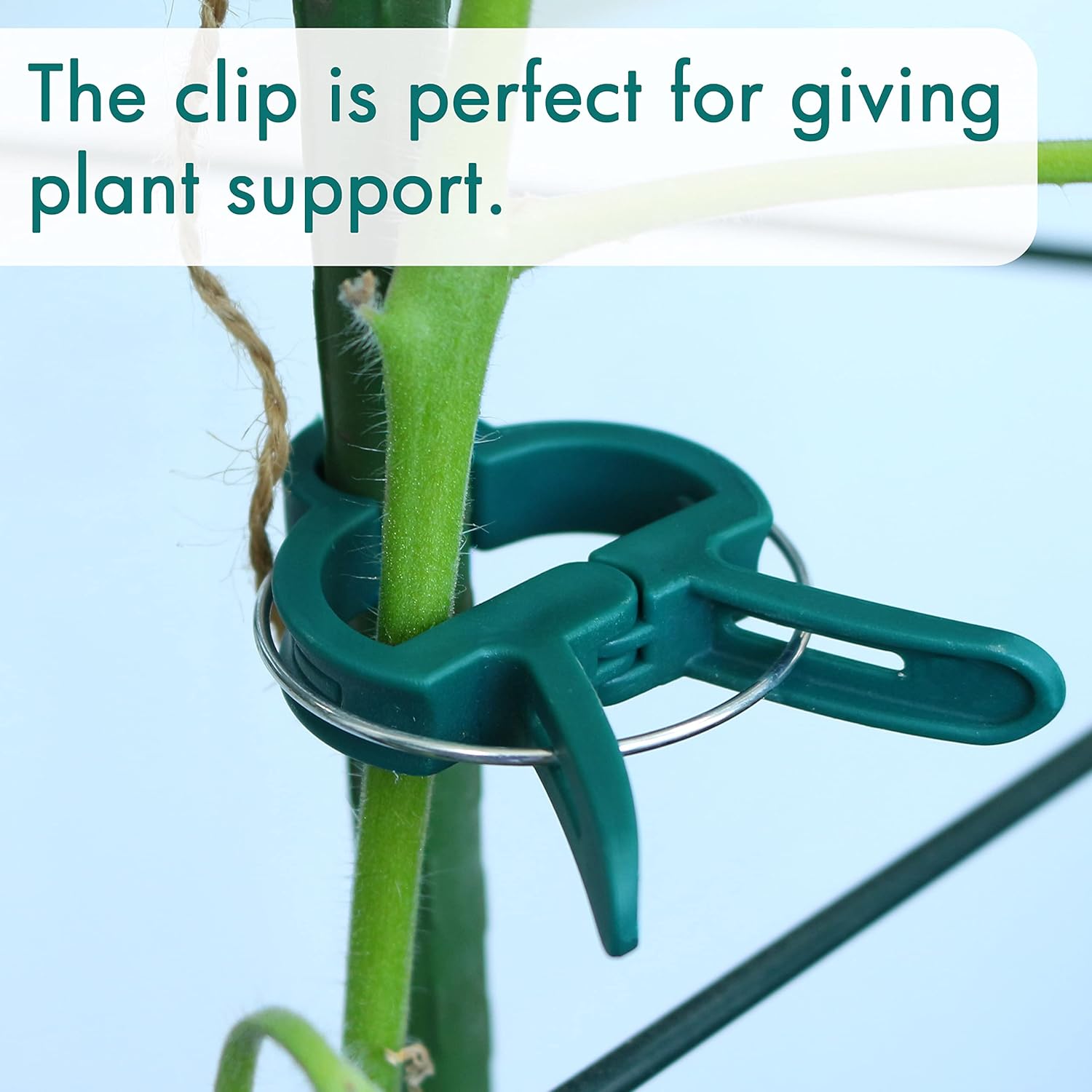 48 Pcs Garden Plant Clips, Plant Support Clips for Securing Stems, Flowers or Climbing Vines to Tomato Cages, Trellis โ image 5