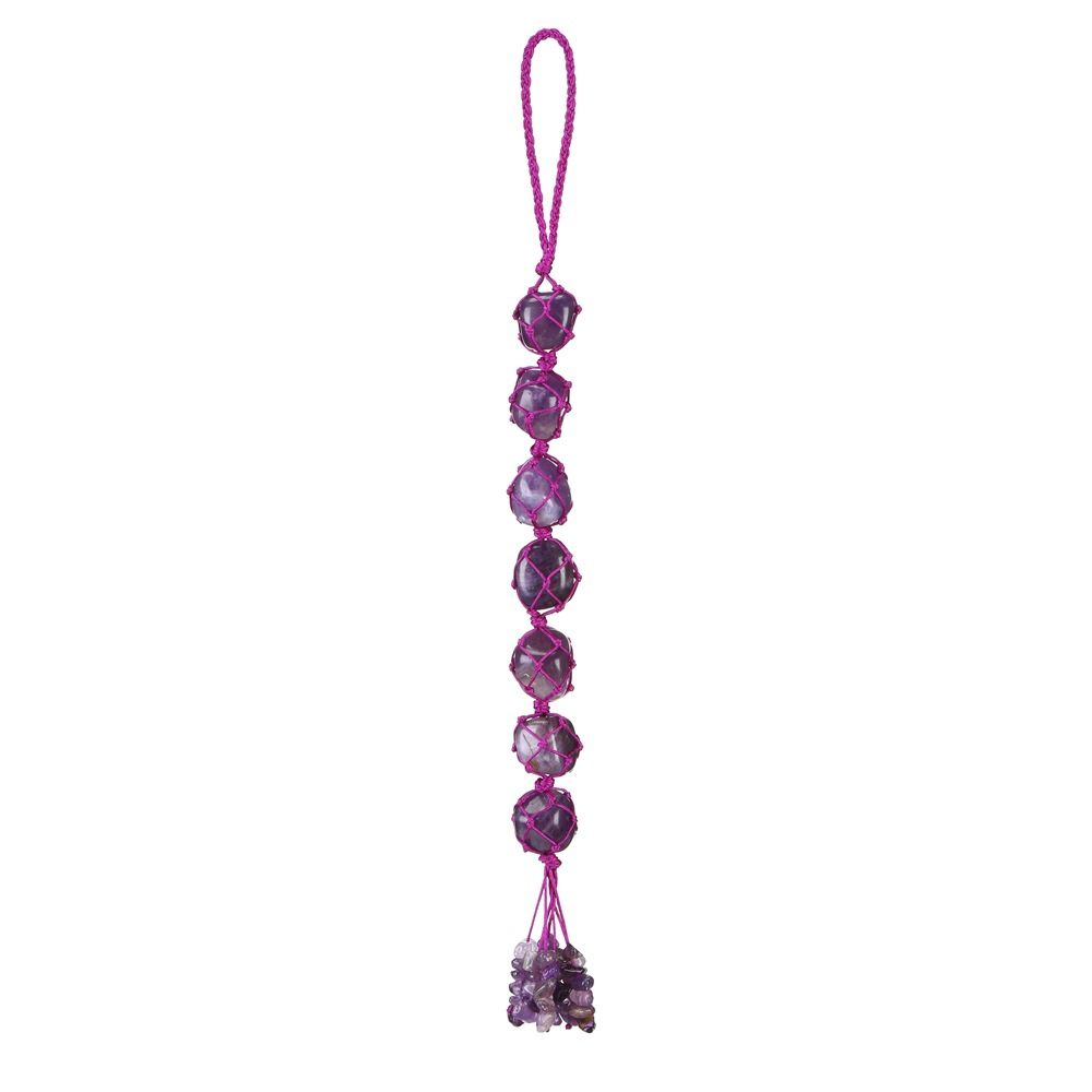 3 pcs Handmade Crystal Window Car Hanging Ornaments 7 Home Decoration Feng Shui Ornament Yoga Meditation Car Decoration Tumbled — image 3