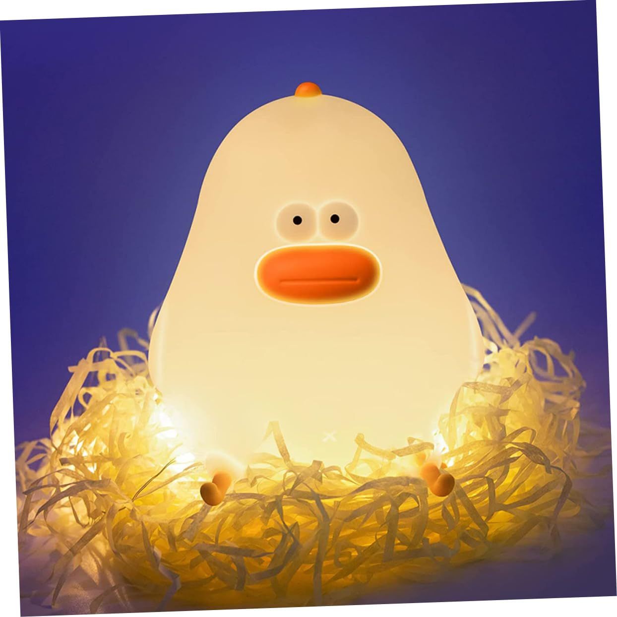 Fat Chicken Silicone Lamp Nightlight Night Light Toilet Seat Covers Chick Light Kids Table Lamp Baby Silicone Light Nursery Lamp โ image 5
