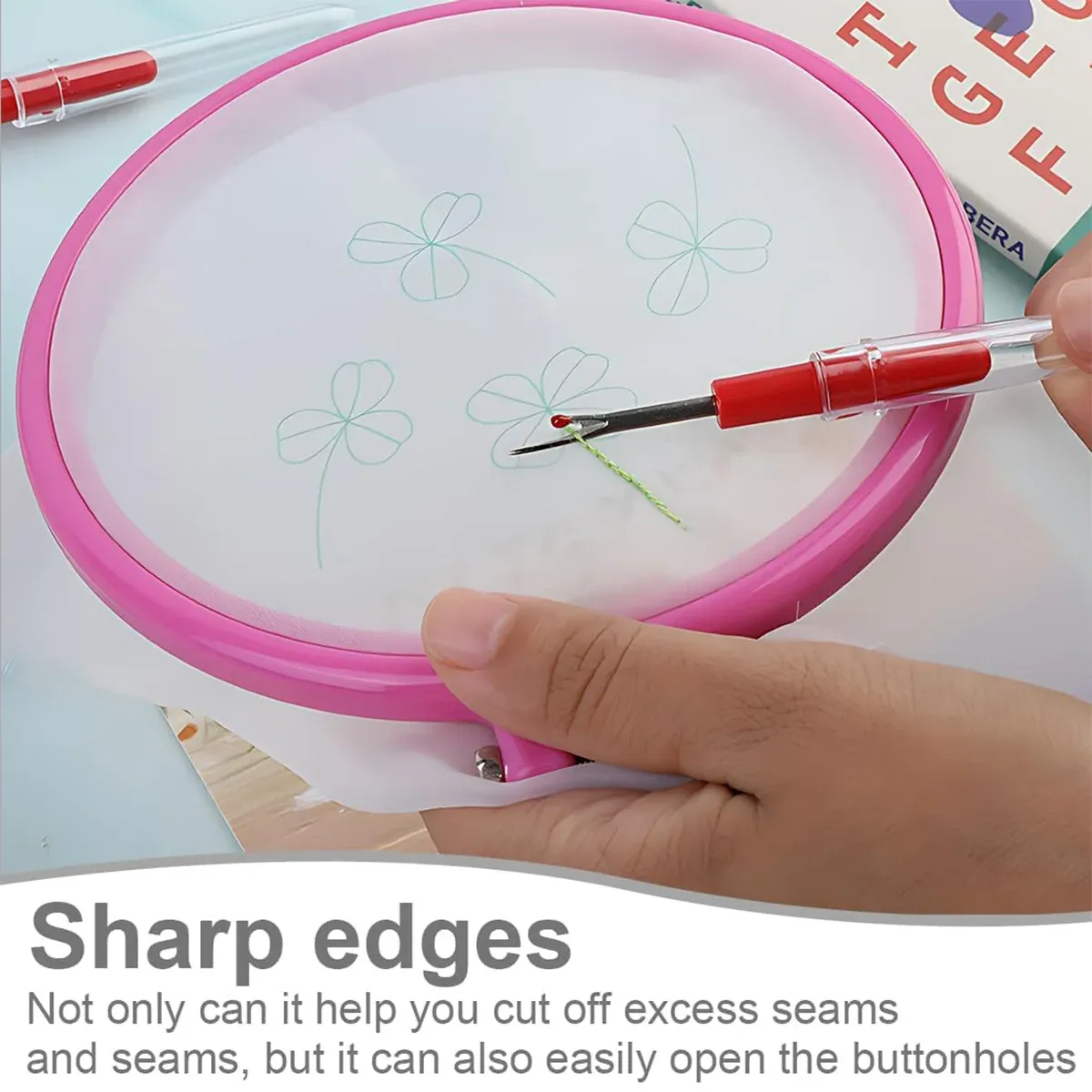 4PCS Sewing Craft Seam Ripper Thread Cutter Sharp Blade Easy To Use Durable — image 6