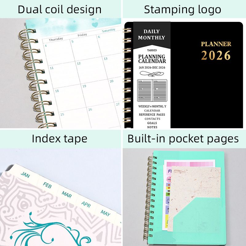 2026 A5 Planner with Faux Leather Cover โ image 4