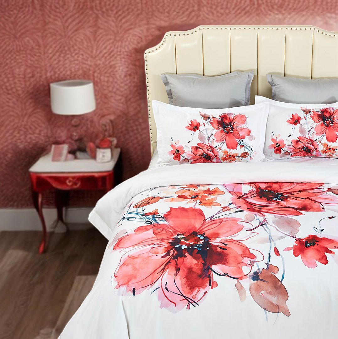 Lulani Floral Quilt Cover Set - Queen Size — image 3