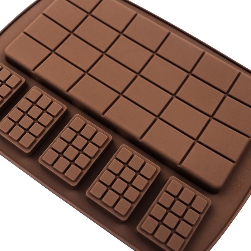 DIY Mini Chocolate And Chocolate Silicone Break Apart Chocolate Molds - Candy Protein Silicone Chocolate Mold Ice β image 3