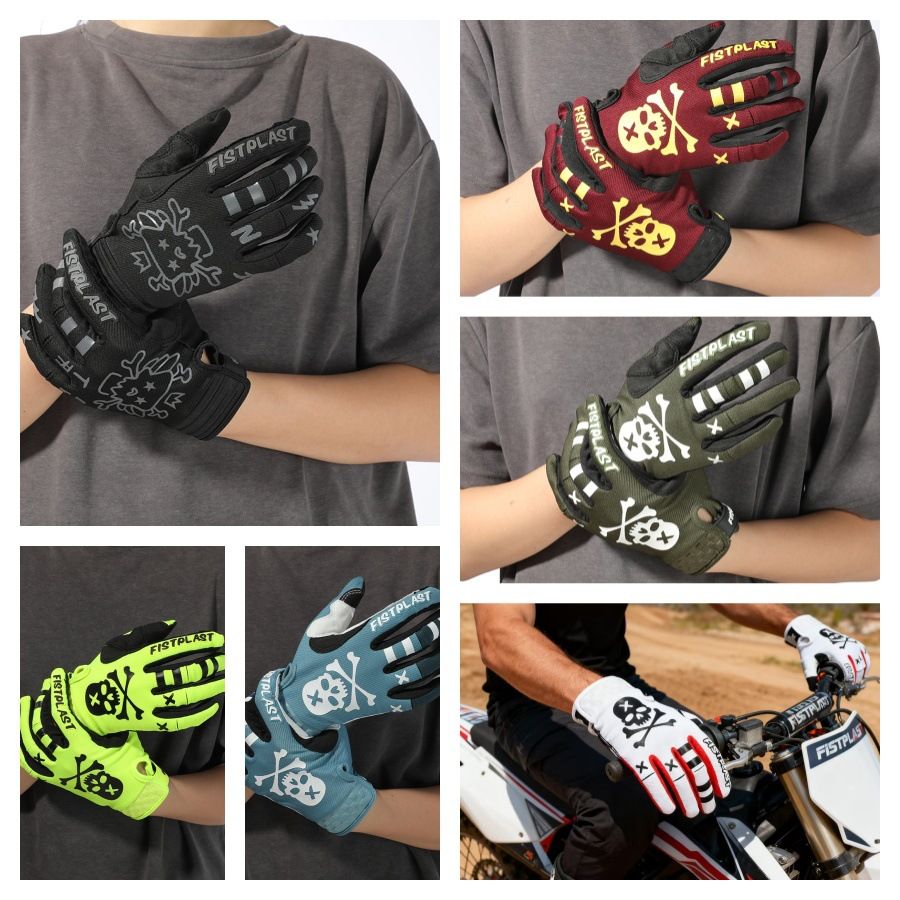 fistplast Motorcycle Gloves Full Finger Breathable. Purple — image 3