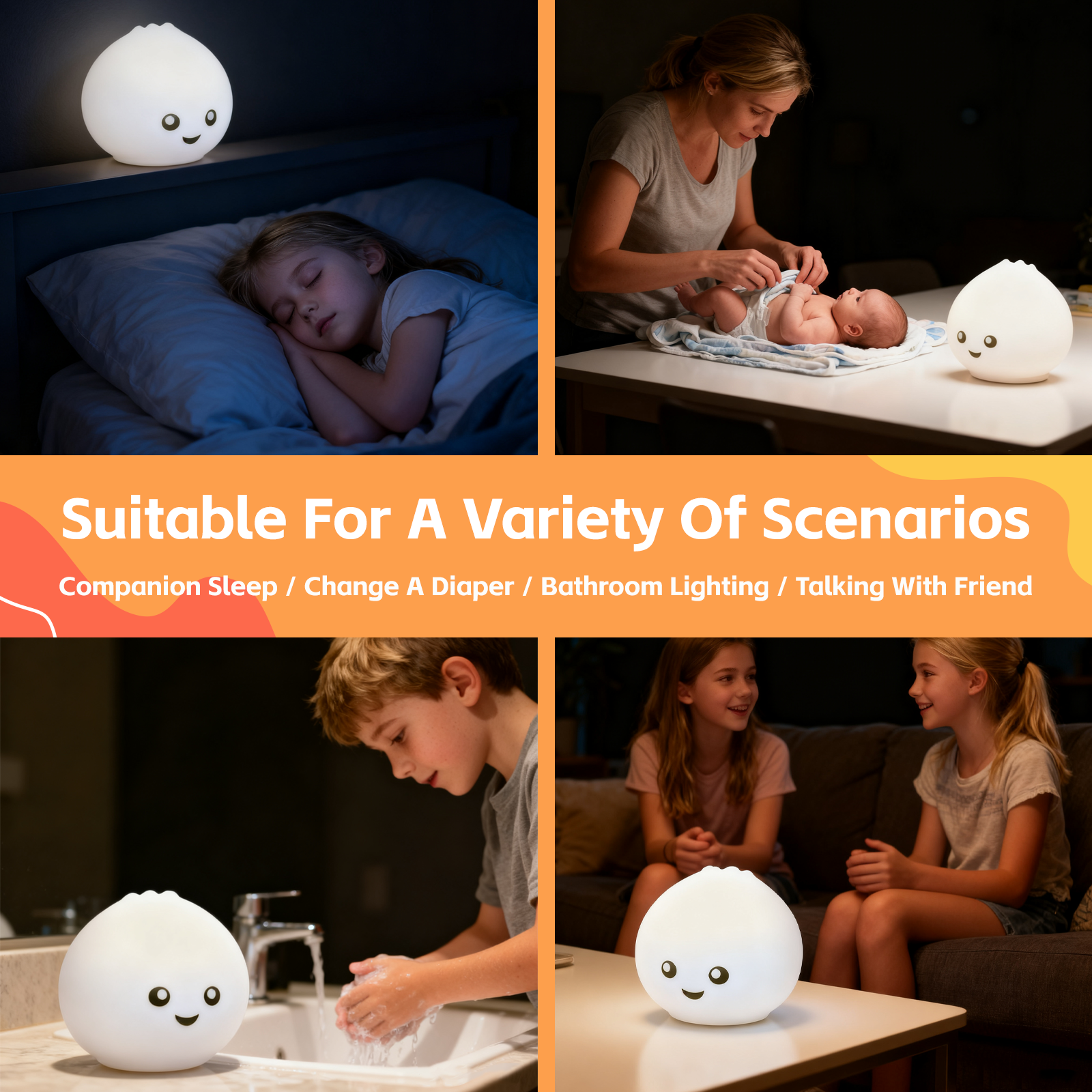 Squishy Dumpling Night Light — image 3