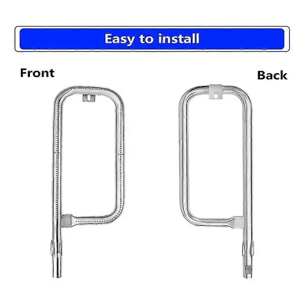 Stainless Steel Gas Grill Burner Tube Replacement for Weber Q100, Q120, Q1000, Q1200 and Baby Q Grills, Silver, 43 cm — image 2