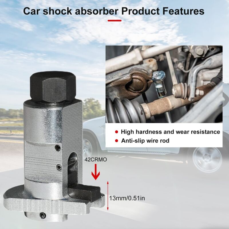 Wheel Bearing Housing, 5.0-11.5Mm, Shock Absorber Removal Tool, Universal Mechanical Spacer - Spring Strut Extension — image 4
