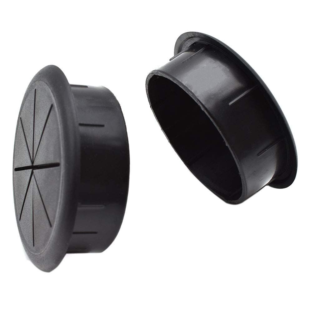 2pcs 2 Inch (50mm) Flexible Desk Grommets Wire Cord Hole Cover Cable Organizer for Desktop Equipment Wiring Management and Protection โ image 5