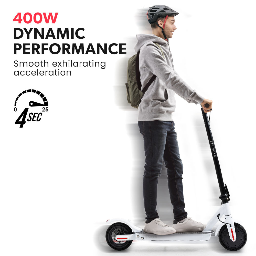 VALK Synergy 5 Electric Scooter, 400W, AU Compliant, Motorised eScooter for Adults, White โ image 3