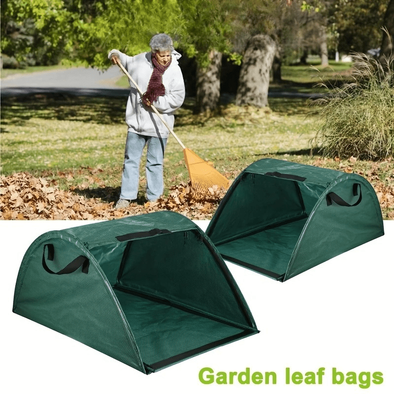 One Piece of 100-Liter Yard Leaf Bags, Reusable Garden Waste Bags, Perfect for Collecting Fallen Leaves, Weeds, Branches, And Debris Green_26.42gal — image 3