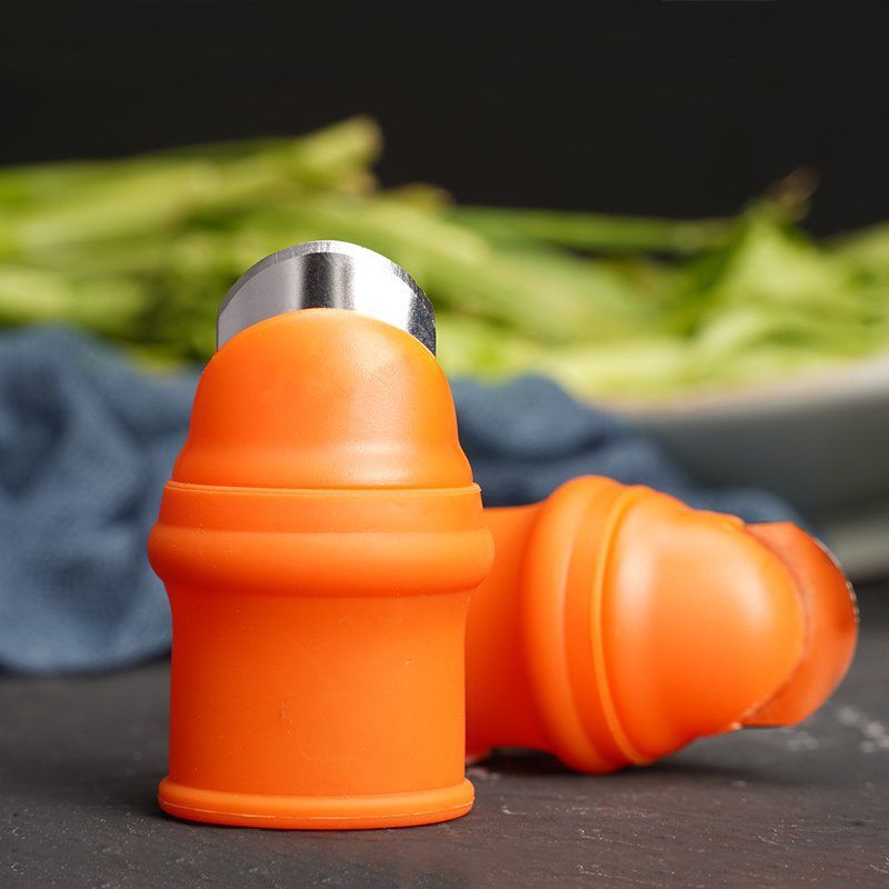 2PCS Fruit and Vegetable Picking Potted Plants Trim Silicone Thumb Knife Set Picking Portable Knife Garden Tools — image 2