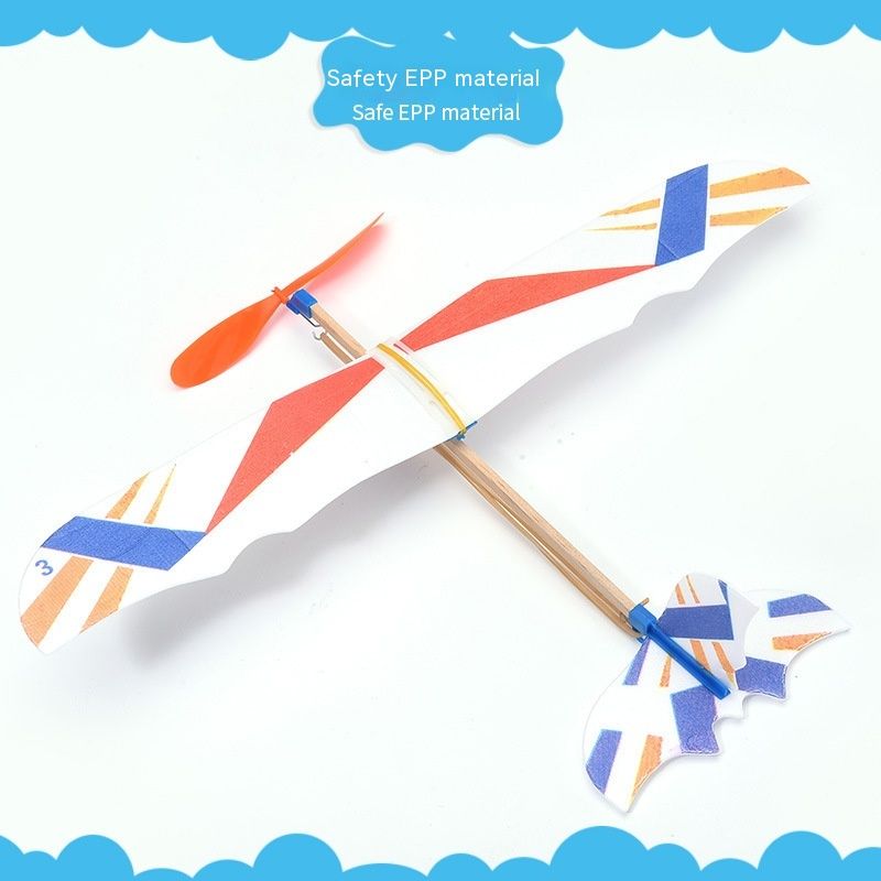 3pcs Rubber Band Powered Aircraft Airplane Model Indoor Outdoor Toys for Kids Children (Random Pattern) โ image 3
