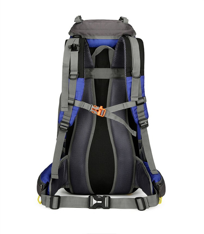 Black 36-55L Outdoor Hiking Backpack - Durable Water Resistant Travel Bag for Trekking, Camping, and Adventure โ image 5