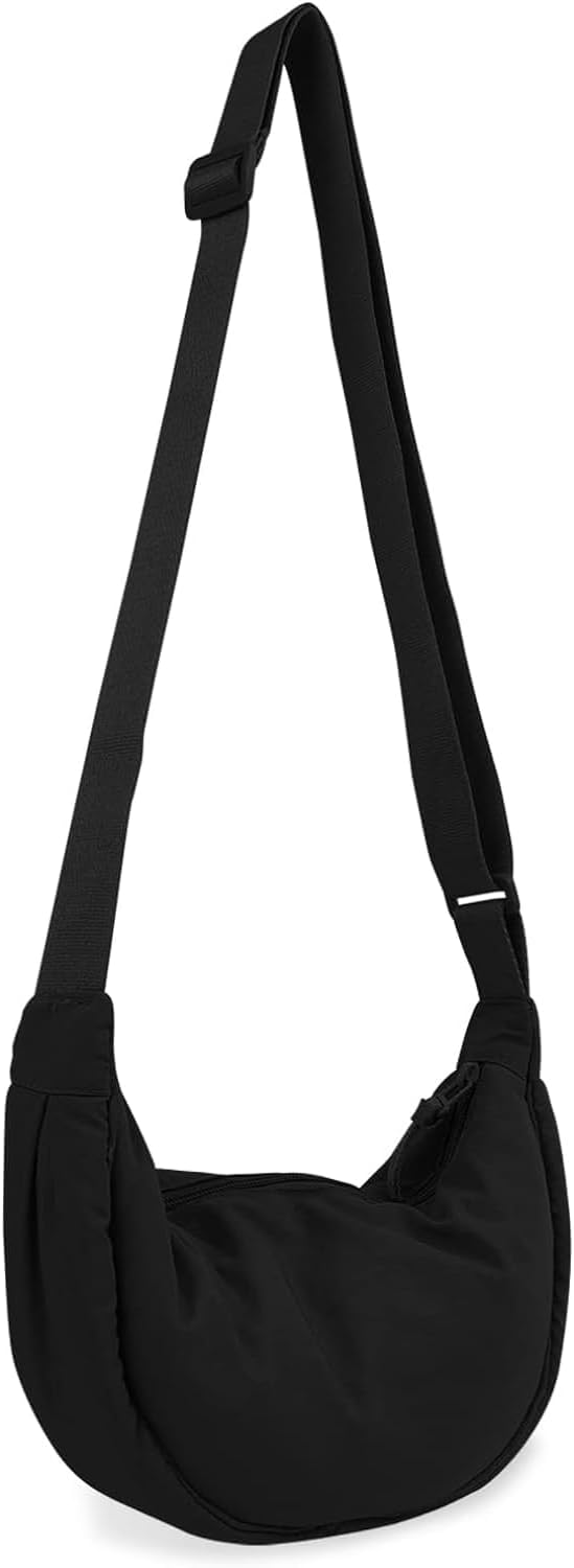 Crossbody Bag Hobo Sling Crescent Bag Women Men Trendy Small Shoulder Bag Purse Dumpling Bag Casual Handbag Adjustable Strap โ image 3