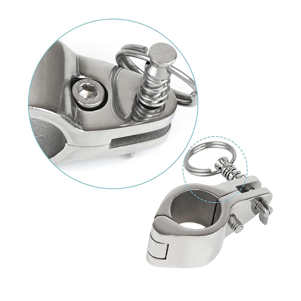 2-Pack Top Jaw Slides with Quick Release Pin for 1 inch Round Tubing, Top Hardware, 316 Stainless Steel โ image 3