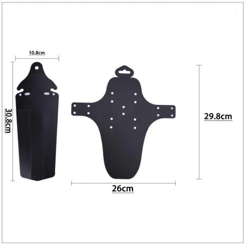 Mountain Bike Mud Guard Set Lightweight Front and Rear Fenders for MTB Bicycle — image 3