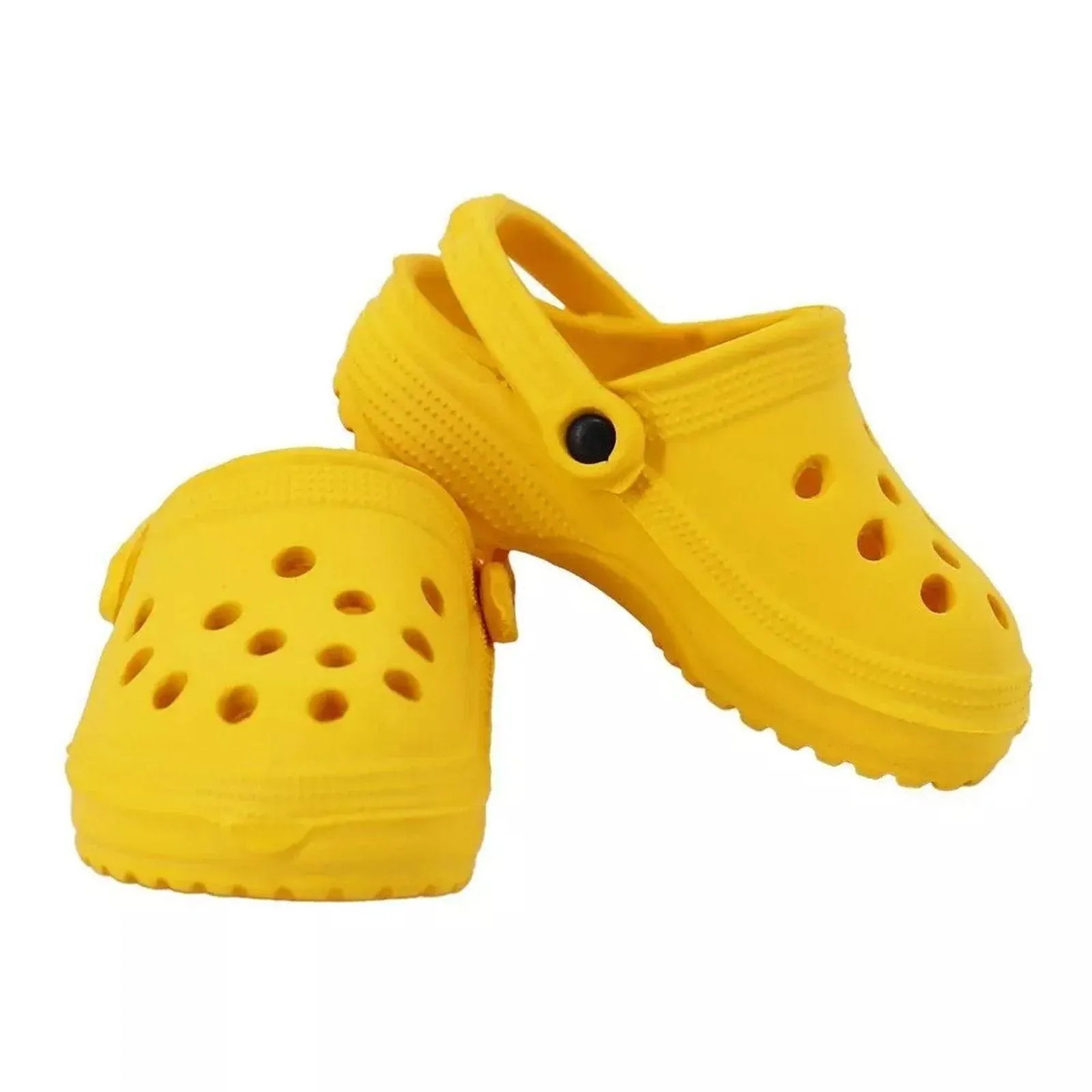 2pcs Shoe Charms Accessories for Shoes Bags Clothing Pet Shoes Decorative Set - Yellow