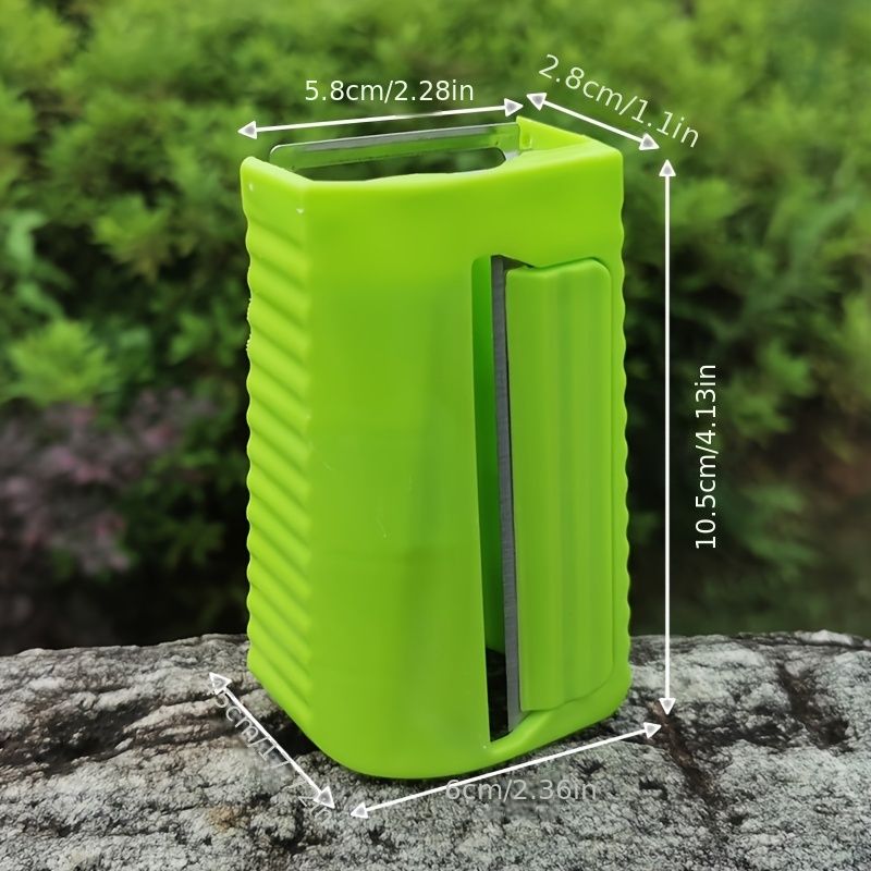 1pc Manual Cucumber Slicer, Beauty Peeler, Cucumber Mask Sharpener, Kitchen Gadget Peeler & Roller, Facial Skincare Tool for Hydration & Care, Green