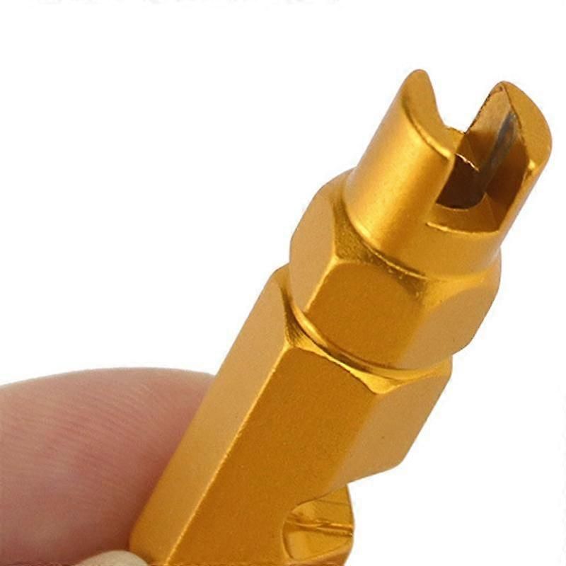 5pcs Multi-purpose Bicycle Valve Core Removal Wrench - Purple โ image 3