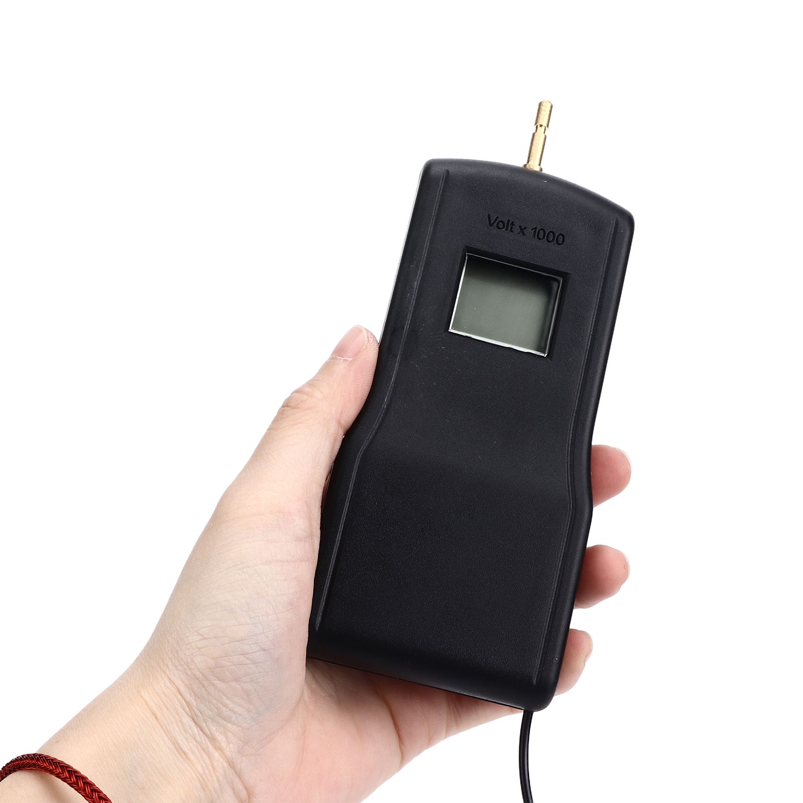15KV LCD Electric Fence Voltage Tester Portable Electric Fence Digital Voltmeter for Farm Garden MLD‑004B Black — image 2