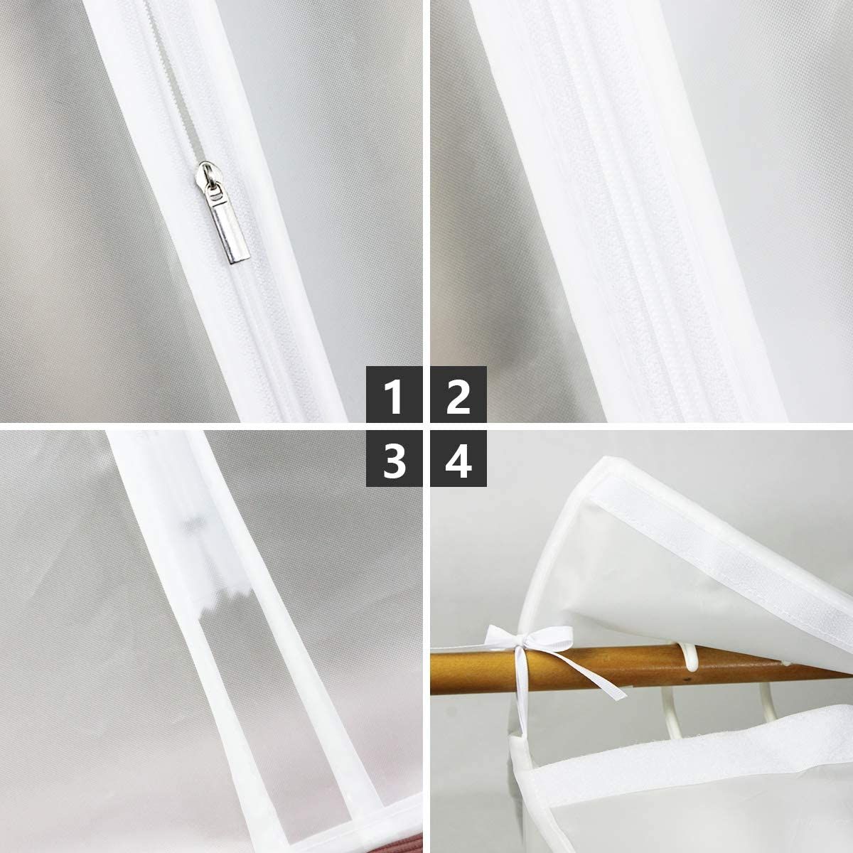 jacket, hanging clothes storage bag, advanced thickened clothing storage bag, moisture-proof and dust-proof clothing cover — image 3