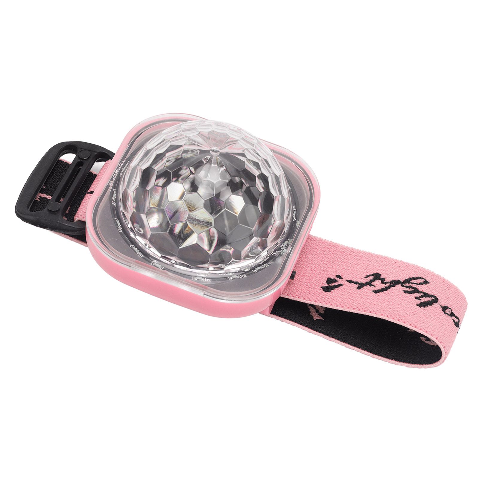 Colorful Wrist Ambient Light Ball Stage Bracelet Lamp RGB Wrist Light for Car KTV Wedding Pink Shell — image 3