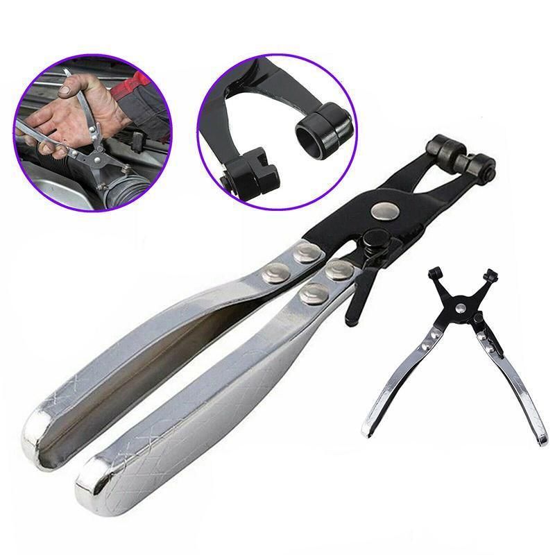 45 Degree Water Pipe Hose Clip Pliers Clamp Swivel Drive Jaw Locking Removal Tool — image 6