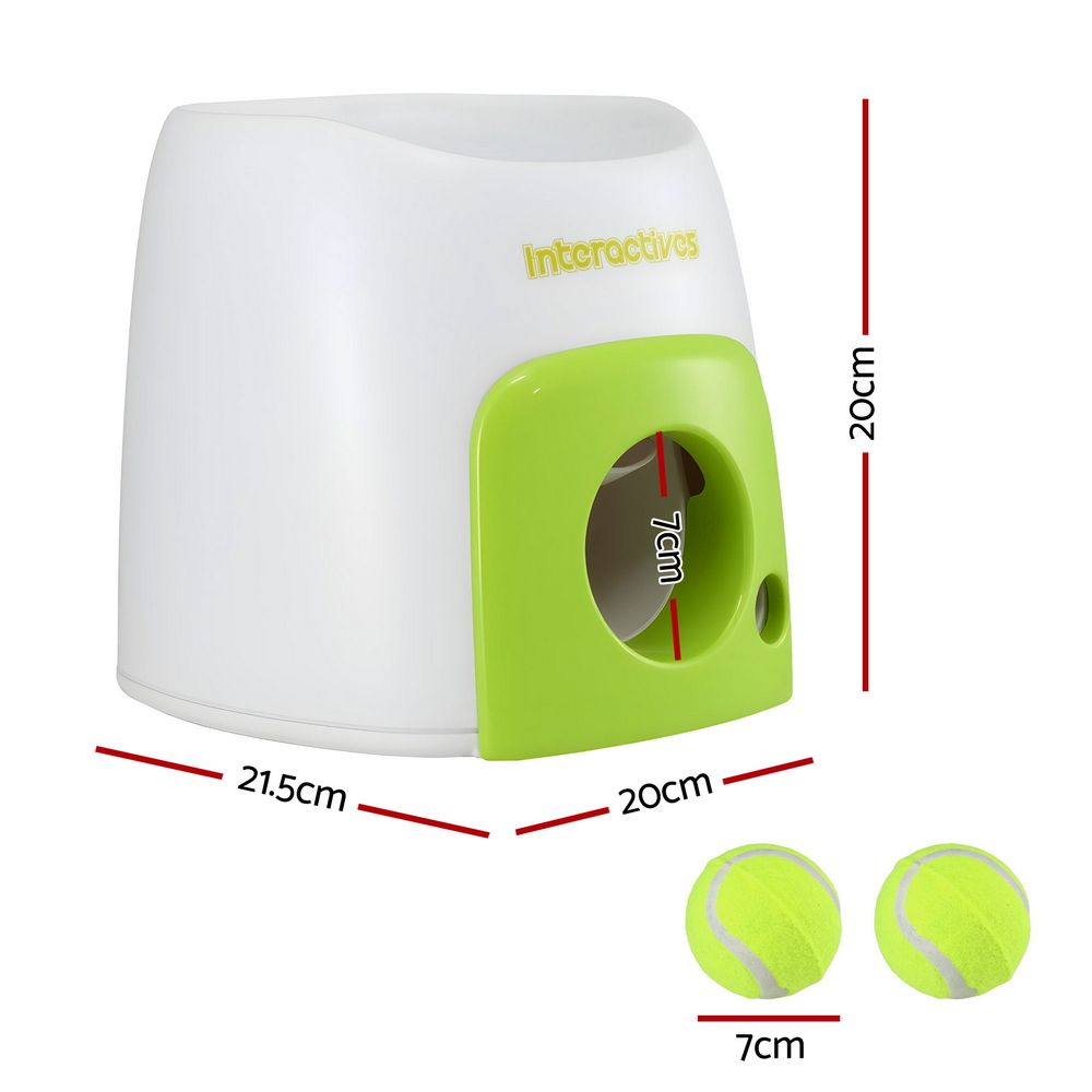 i.Pet 2-in-1 Interactive Dog Treat Dispenser Toy with 2 Balls Green — image 2