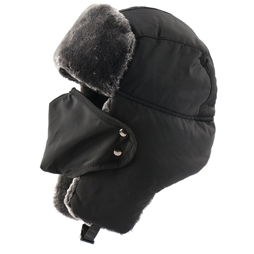 Winter Hats for Women Men Trapper Hat with Ear Flaps Warm Fur Fuzzy Hats for Cold Weather Trapper Hat Ear Flaps — image 2