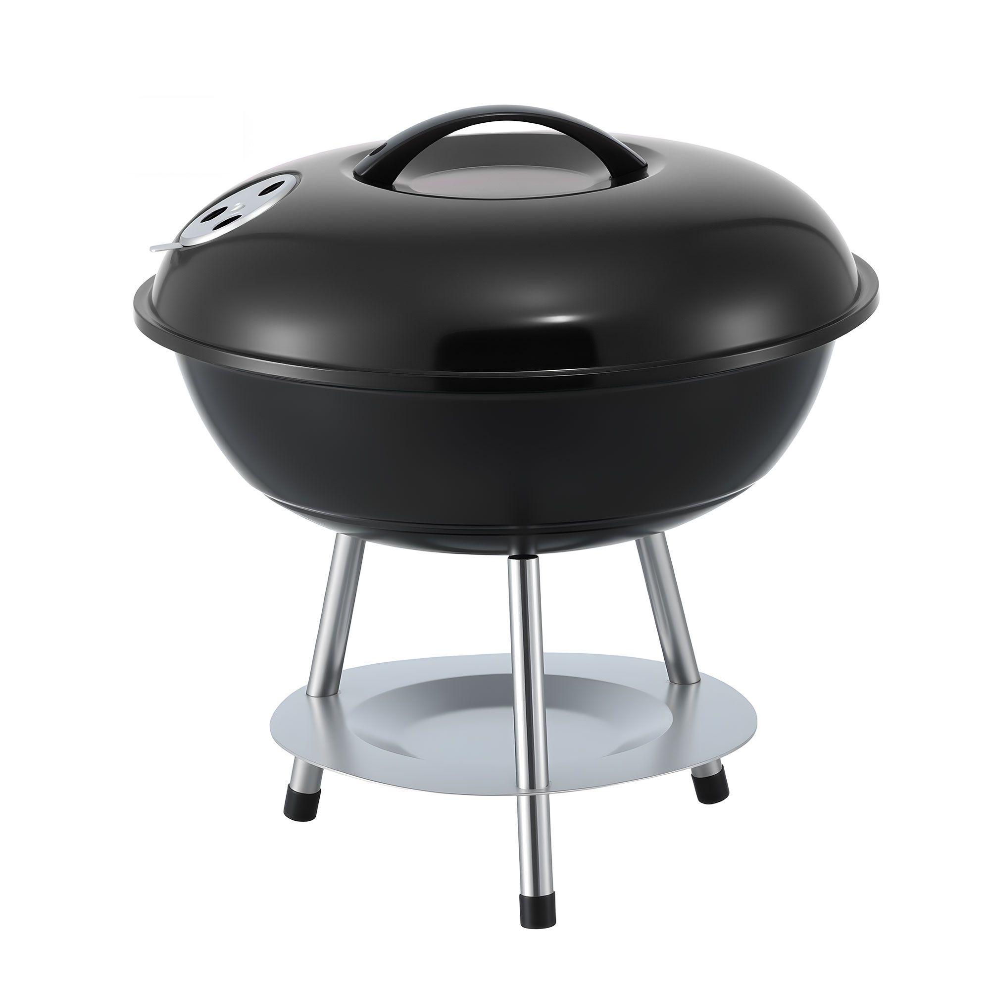 Grillz Charcoal BBQ Grill Portable with Lid for Camping Outdoor — image 3