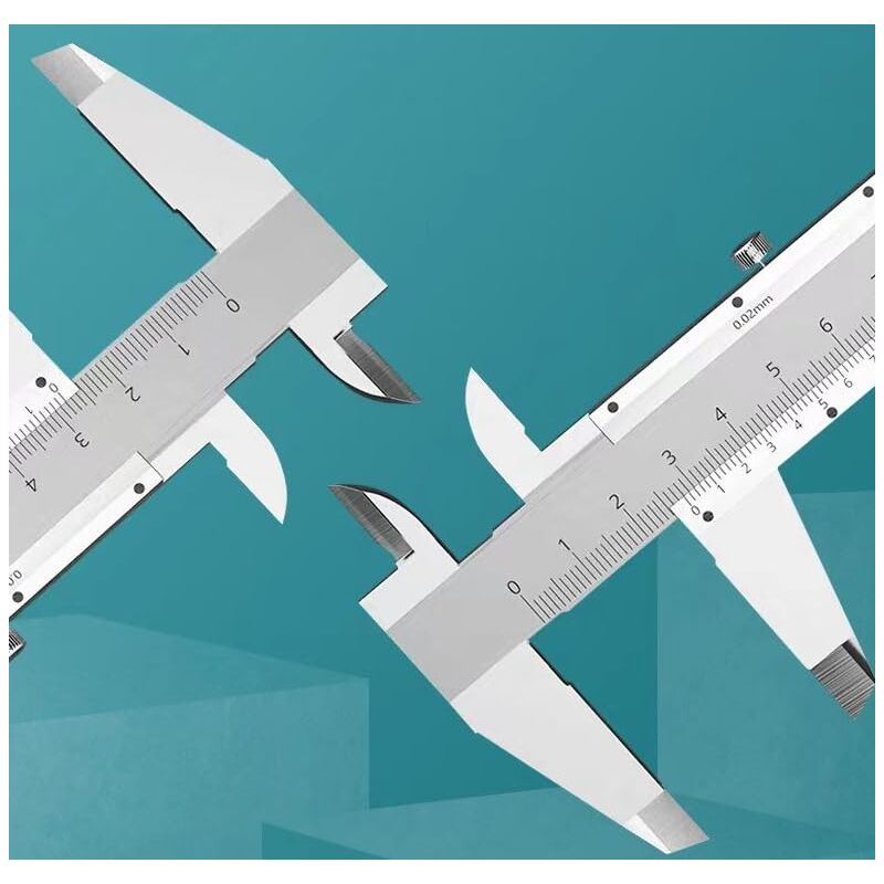 Stainless Steel Analog Vernier Caliper 150Mm / 0.02Mm High Precision Micrometer Tool With Depth, Inside And Outside โ image 3