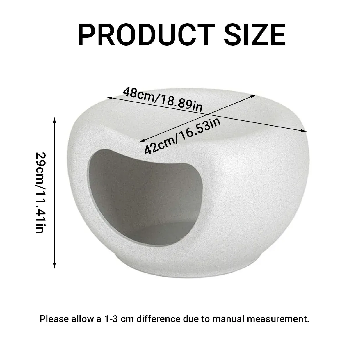 Plastic Pet Nest for Cats Small Dogs Waterproof Detachable Easy to Clean NonSlip — image 3