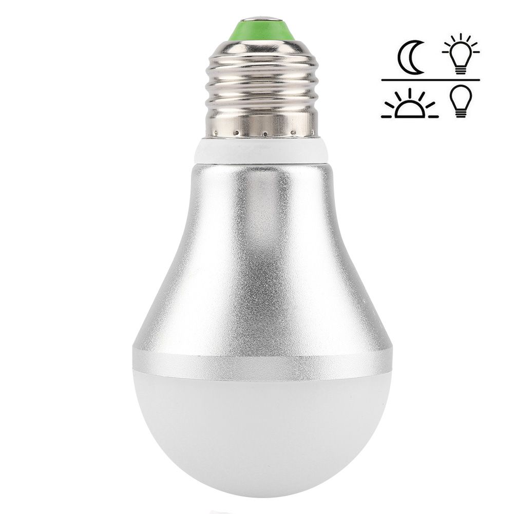 E27 5W LED Automatic Sensor LED Light Control Bulb Lamp 6500K AC85-265V โ image 6