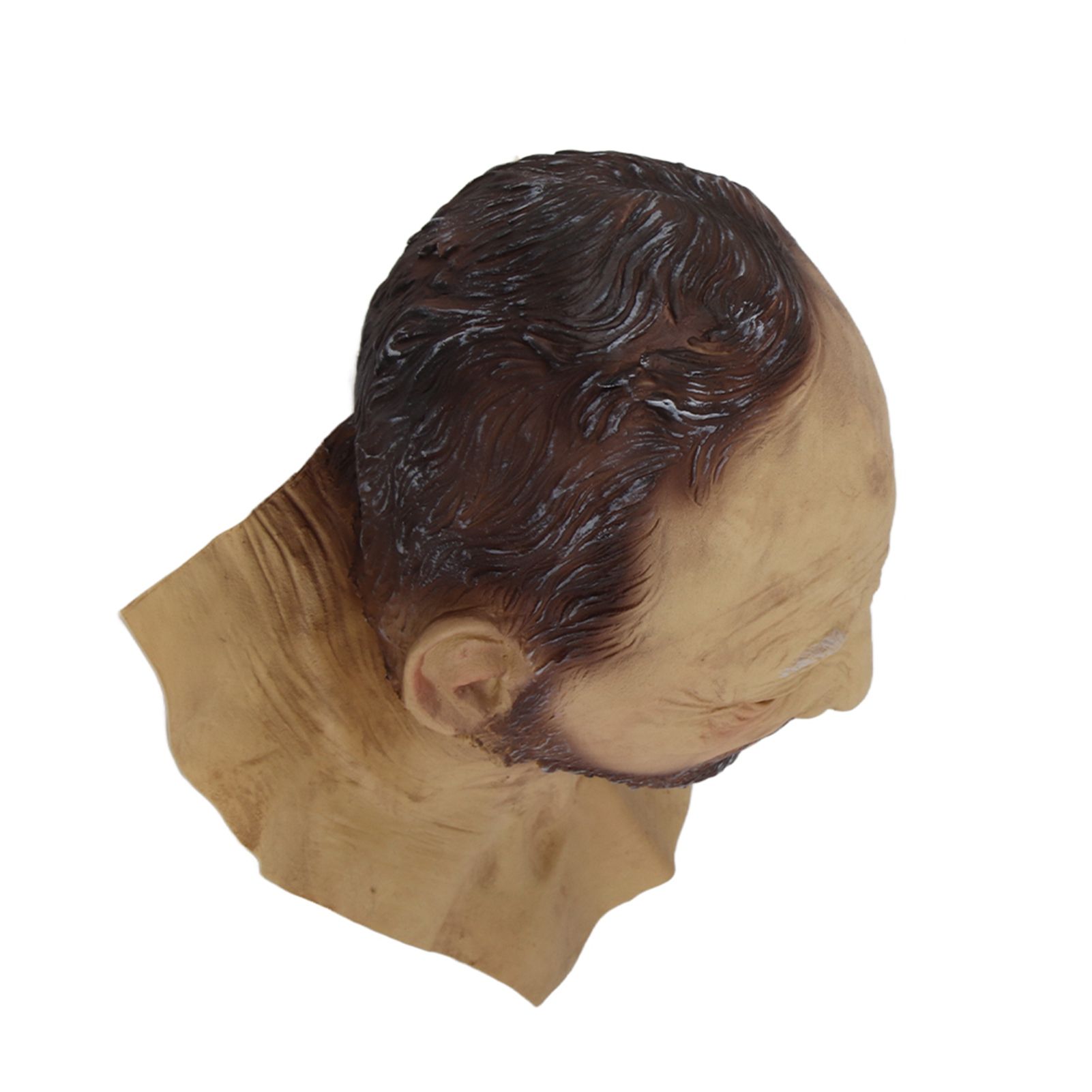 Halloween Latex Old Man Face Cover Halloween Fancy Dress Head for Masquerade Realistic Headgear — image 4