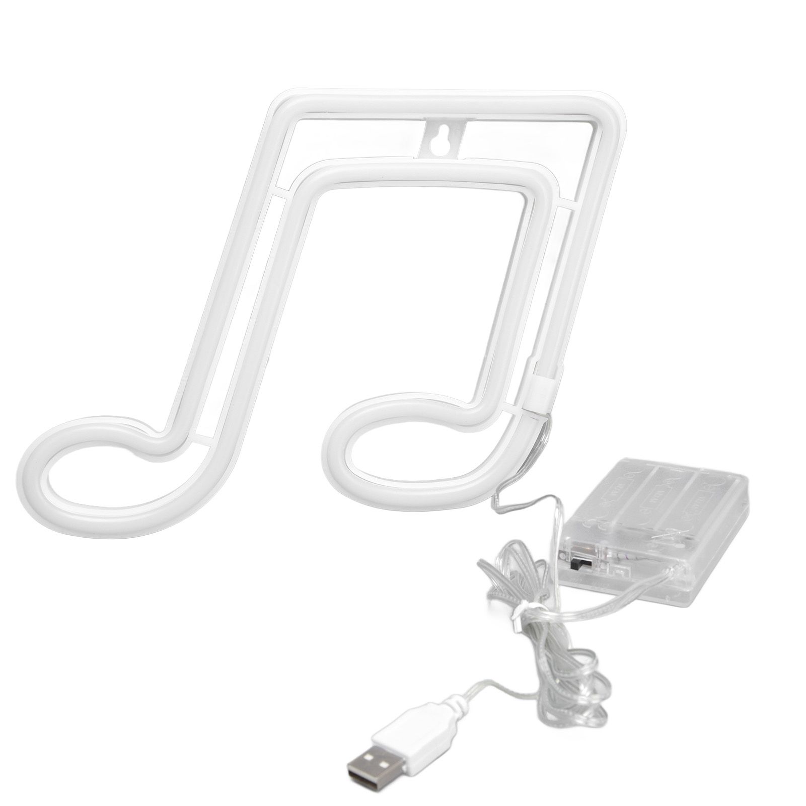LED Neon Light Music Note Neon Night Light Concert Wall Lamp Party Wall Hanging Neon LampPink Light — image 2