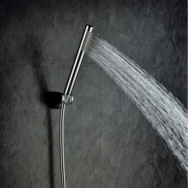 Water-Saving 1-Spray Hand Shower Head, 48 Nozzle Design, High Pressure Brass, G1/2 Thread, water-saving flow, pressure-boosted flow — image 4