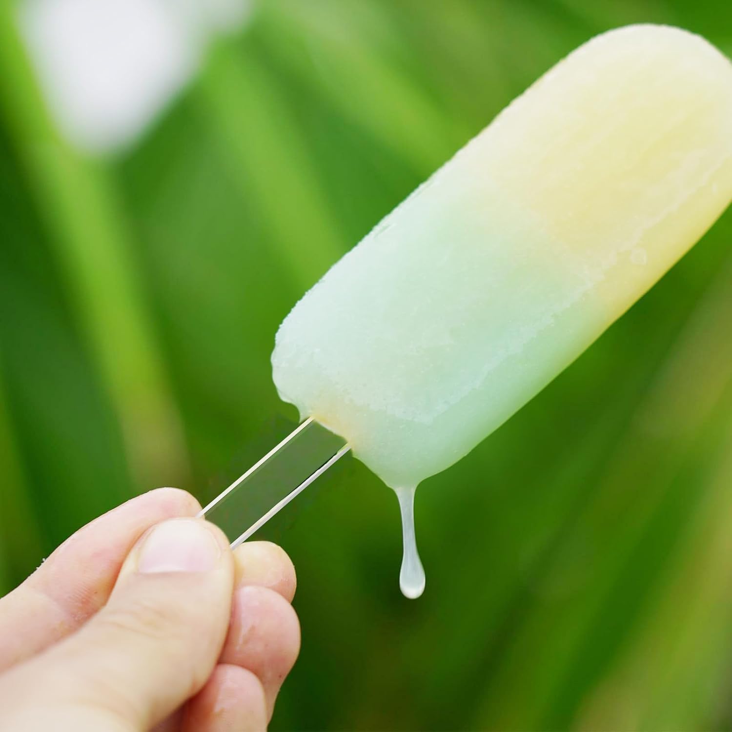 50 Pcs Acrylic Popsicle Sticks Reusable Cake Pop Mold Mirror Ice Pop Sticks Ice Cream Cakesicle Mold for Home Candy Cake Gifts Party (Transparent) — image 5