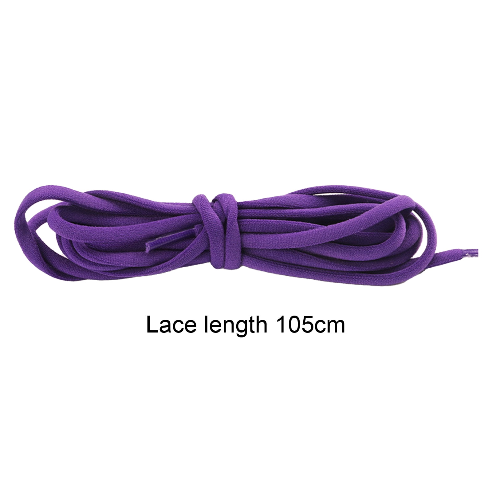 1 Pair Sneaker Shoelaces Wear-resistant Elastic with Metal Buckles Lock Shoe Laces for Slip On Shoes,Black Pink โ image 5