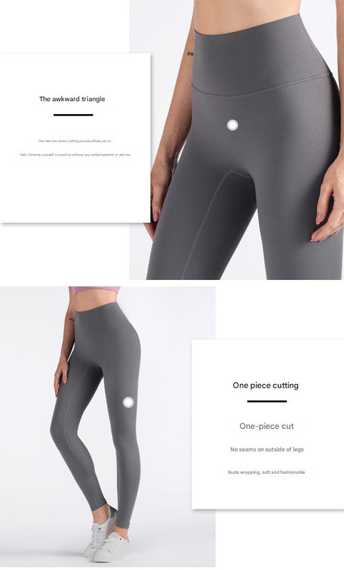 Size S Pink High-Waisted Seamless Yoga Pants for Women - Tummy Control, Butt Lifting & Back Waistband Pocket โ image 2