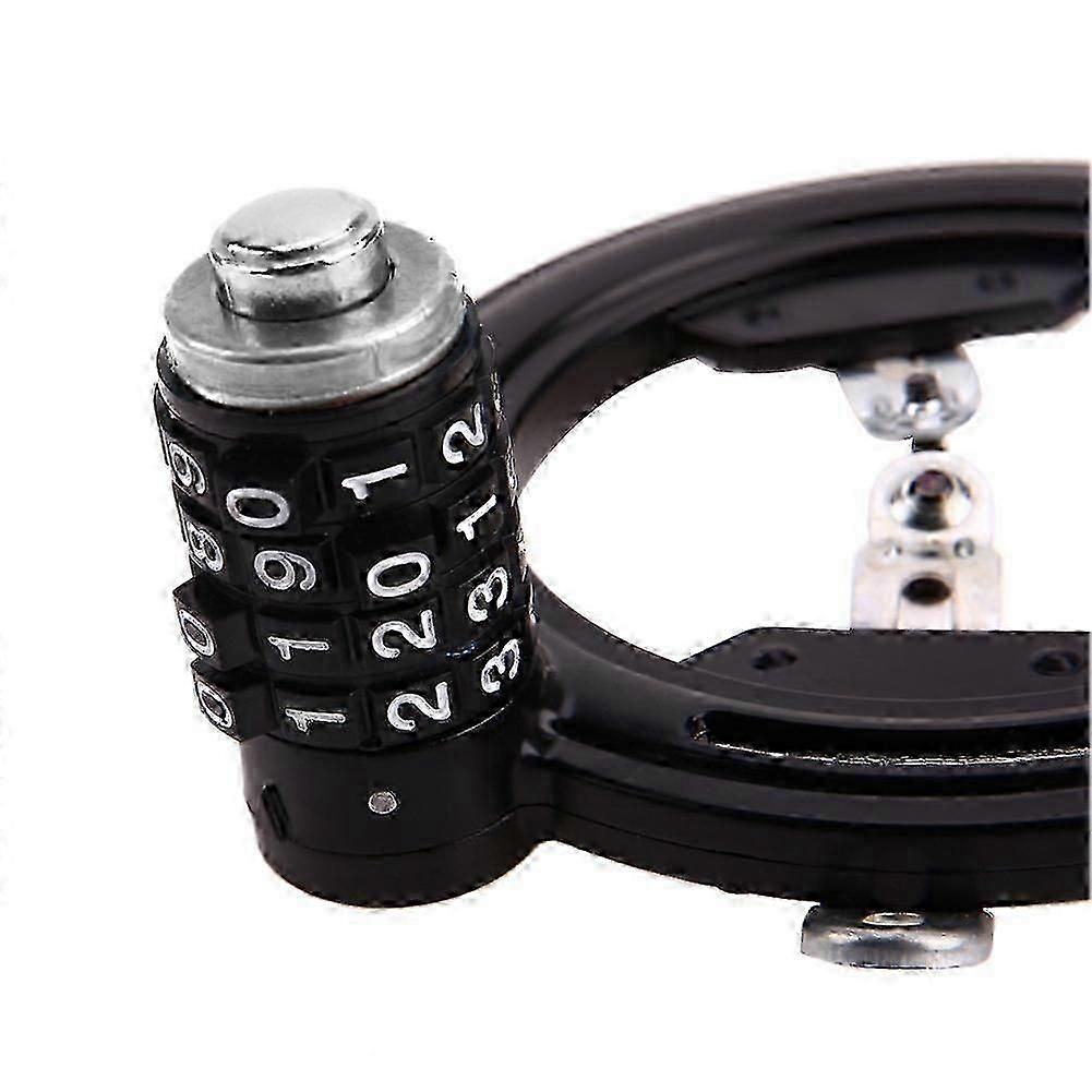 Bicycle Steel Horseshoe Lock Security Password 4 Digit Lock Anti-Theft Combination Number Code Safety Bike Bicycle Accessories — image 4