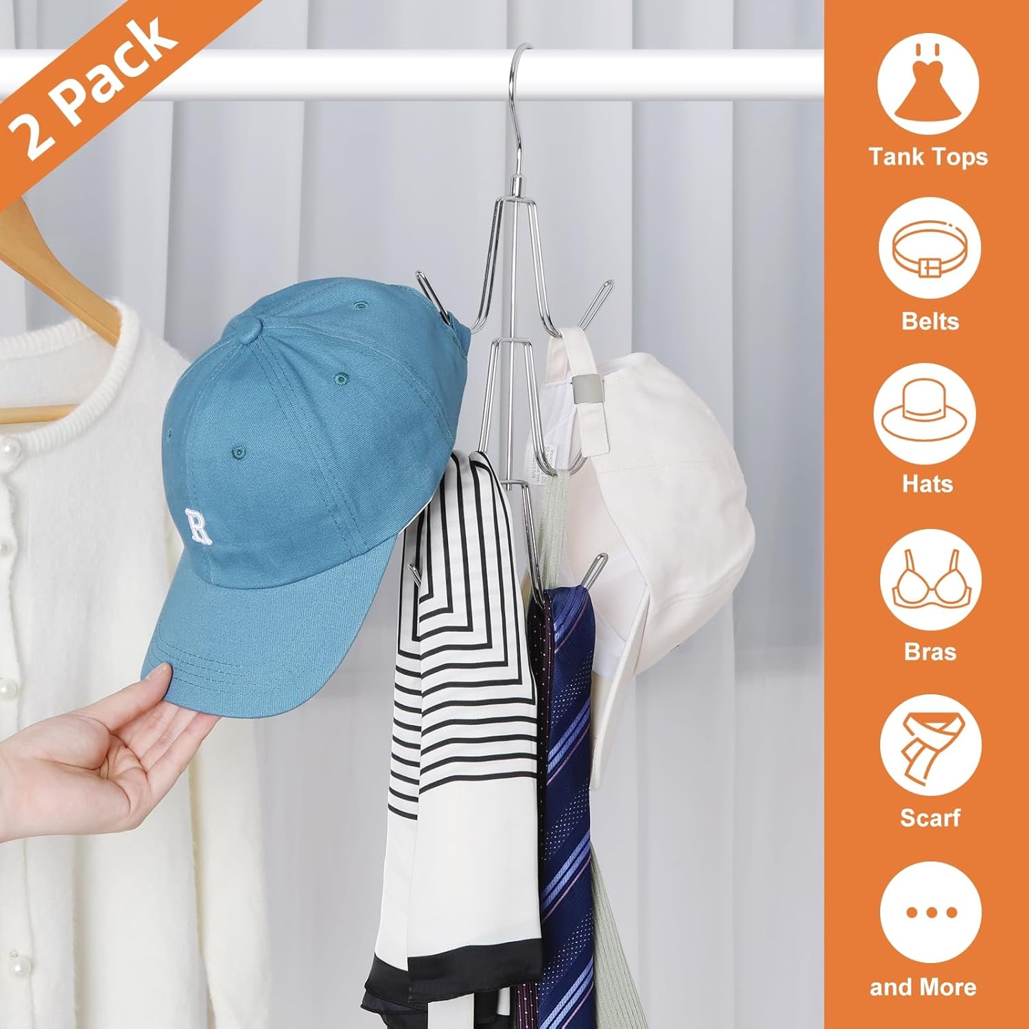 TOPIA HANGER Purse Hanger Organizer for Closet — image 4