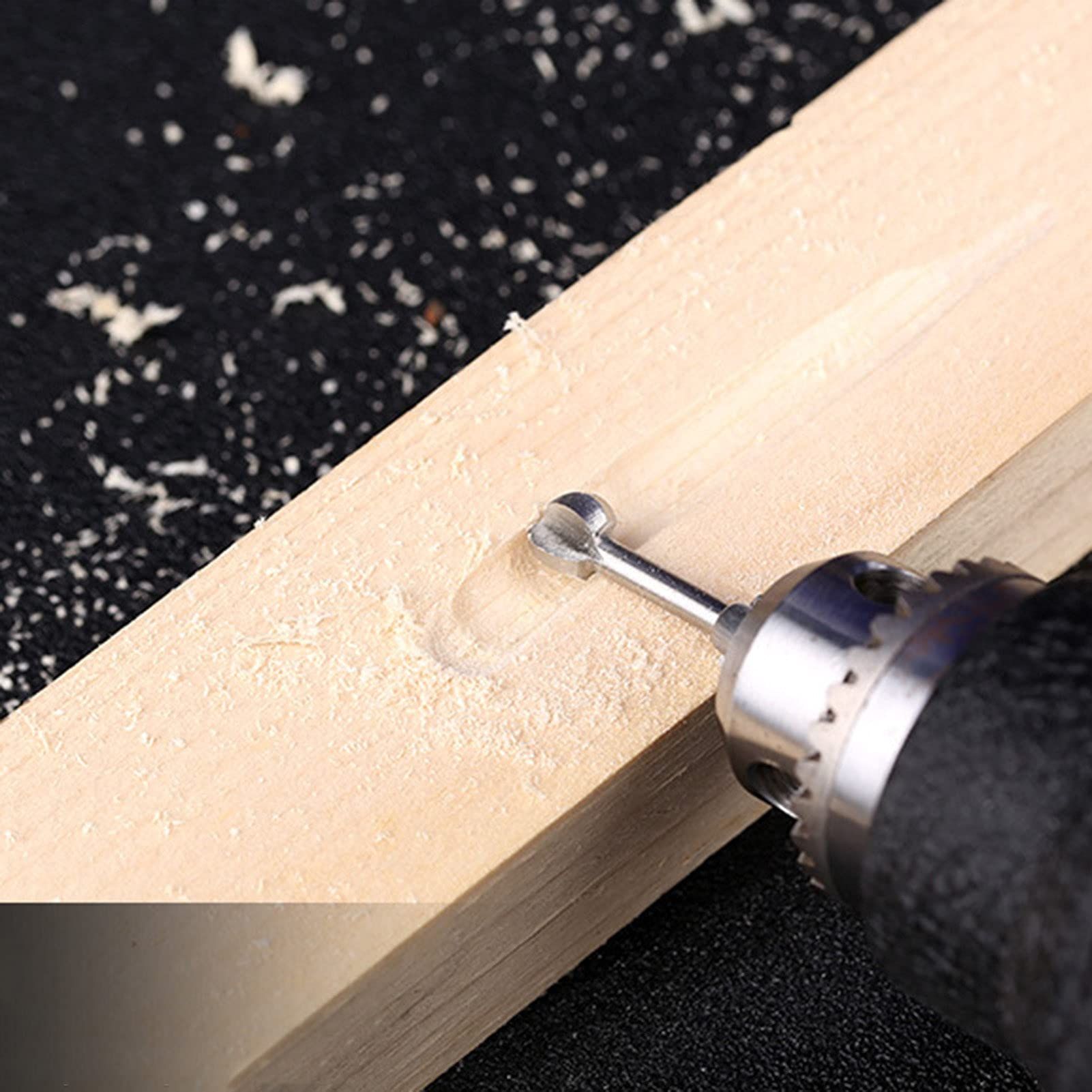 5pcs Woodworking Drill Bits Engraving Cutter Milling Root Wood Carving Tool Kit it is sturdy and durable for long term use โ image 5