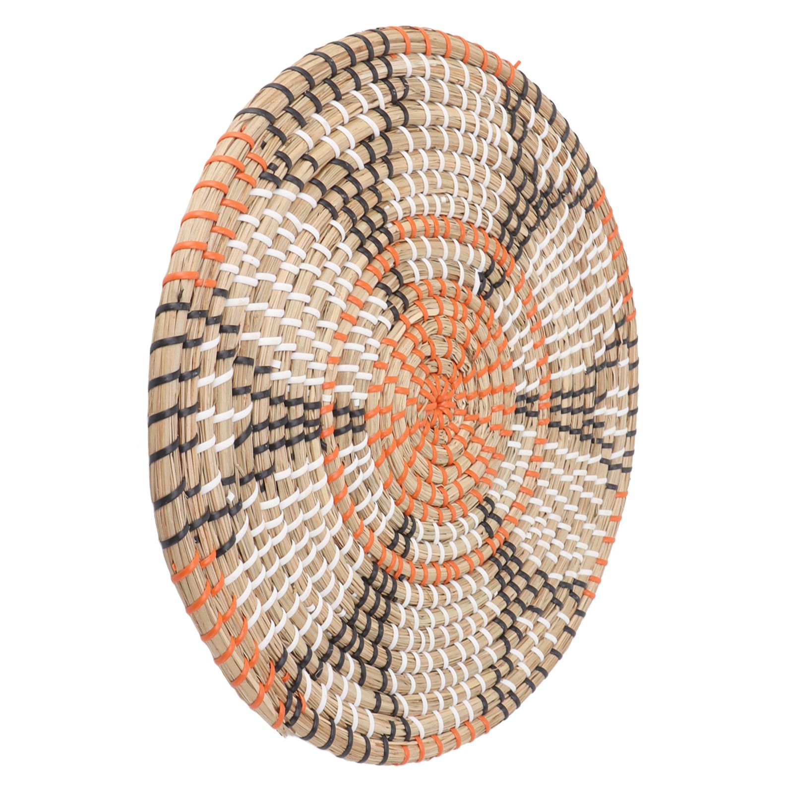 Grass Woven Placemats Nordic Style Innovative Round Placemats for Dining Table Home Decor Wall Decor 34cm/13.4in โ image 6